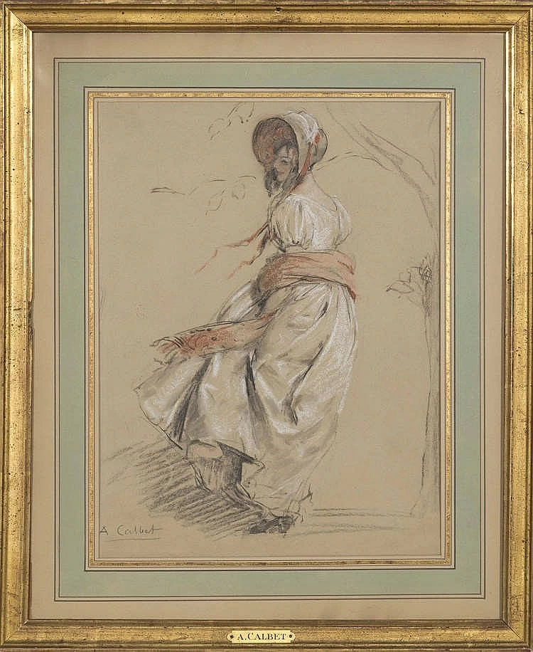 Giovane ragazza con scialle rosa